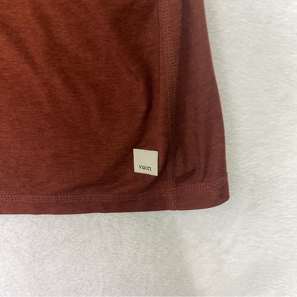 Vuori Women’s 1/4 Zip Pullover Size Medium Burnt Orange / Brown / Red - Picture 11 of 14